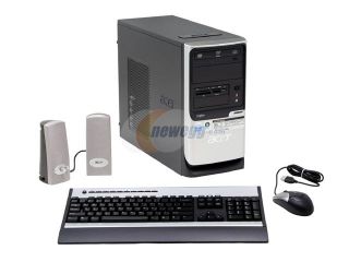 Acer Desktop PC Aspire AST690 UP820A Pentium D 820 (2.8 GHz) 1 GB DDR2 250 GB HDD Windows Vista Home Premium