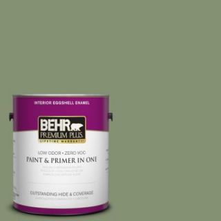 BEHR Premium Plus 1 gal. #BIC 26 Aloe Plant Eggshell Enamel Interior Paint 230001