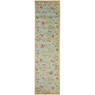 Safavieh Lyndhurst Blue and Multicolor Rectangular Indoor Machine Made Runner (Common 2 x 8; Actual 27 in W x 96 in L x 0.33 ft Dia)