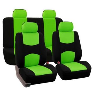 FH Group Green Full Set Fabric Auto Seat Covers