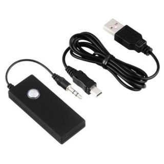 Insten Universal Bluetooth Transmitter with 3.5 mm Audio Cable , Black