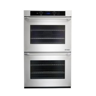 Dacor Self Cleaning with Steam Convection Double Electric Wall Oven (Stainless Steel) (Common 30 in; Actual 29.875 in)