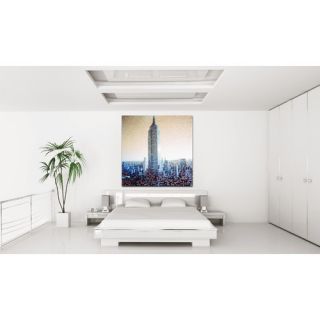 Fluorescent Palace City Energy Day Graphic Art on Canvas