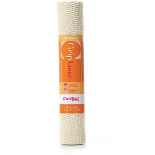 Con Tact Brand Grip Non Adhesive Shelf Liner, Almond
