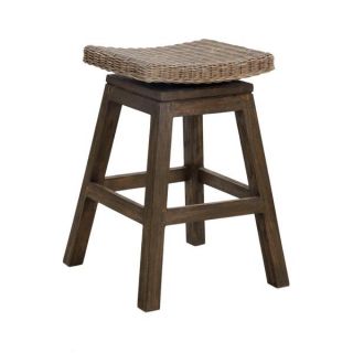 Sammamish Rustic Off white Textured Barstool