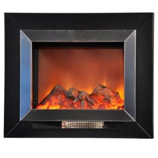 Yosemite Home Decor Aries 24 in. Wall Mount Electric Fireplace in Stainless Steel DF EFP620 SS