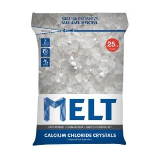Snow Joe 25 lb. Re Sealable Bag Calcium Chloride Crystals Ice Melter MELT25CC