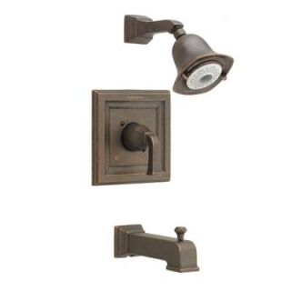 American Standard Town Square 1 Handle Tub and Shower Faucet Trim Kit with FloWise Showerhead in Oil Rubbed Bronze (Valve Sold Separately) T555.528.224