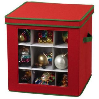 Household Essentials Storage and Organization 27 Piece Holiday Ornament Chest