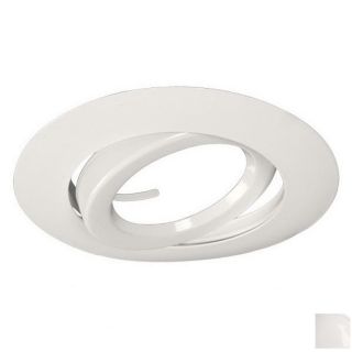 Galaxy White Gimbal Recessed Light Trim (Fits Housing Diameter 6 in)