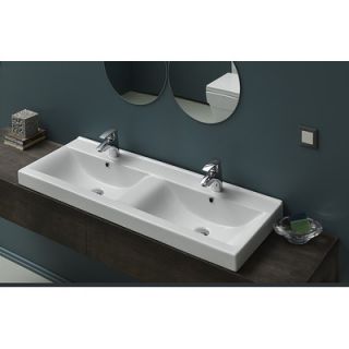 Mona Rectangle Ceramic Bathroom Sink by CeraStyle by Nameeks