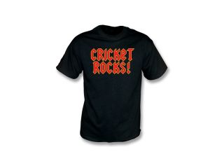 Mens Cricket Rocks T shirt