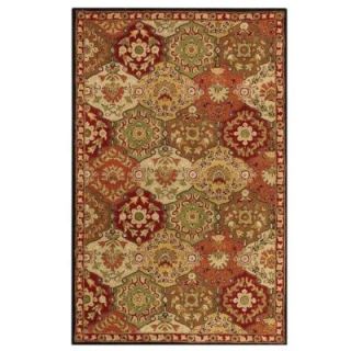 Home Decorators Collection Grandeur Red/Multi 5 ft. x 8 ft. Area Rug 0167320110