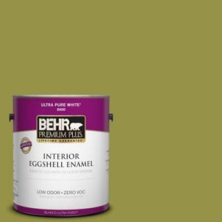 BEHR Premium Plus Home Decorators Collection 1 gal. #HDC FL13 8 Tangy Dill Eggshell Enamel Interior Paint 230001