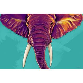 Maxwell Dickson ''Elephant in the Room'' Graphic Art on Canvas
