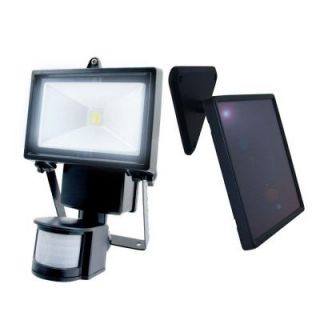 Nature Power 160° Black Outdoor Solar Motion Sensing Security Light with Advance LED Technology 22260