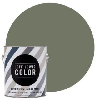 Jeff Lewis Color 1 gal. #JLC512 Edamame Semi Gloss Ultra Low VOC Interior Paint 501512