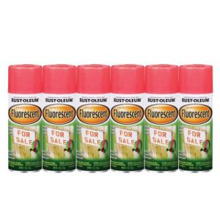 Rust Oleum 11 oz. Specialty Fluorescent Pink Spray Paint (6 Pack) DISCONTINUED 182716