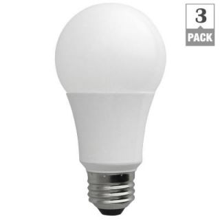 TCP 60W Equivalent Daylight A19 LED Light Bulb (3 Pack) DISCONTINUED RLAS10W50KND3