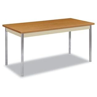 UTILITY TABLE, RECTANGULAR, 60W X 30D X 29H, HARVEST   Office Supplies