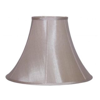 Champagne Pongee Silk Bell Lamp Shade