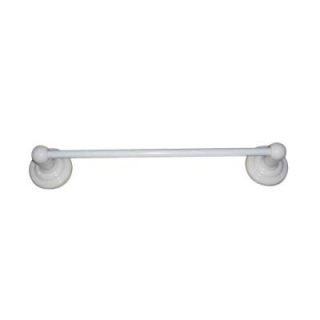 Glacier Bay 18 in. Towel Bar in White Ceramic BA00009