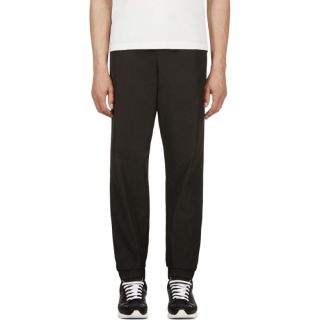 by Alexander Wang Black Tapered Track Pants