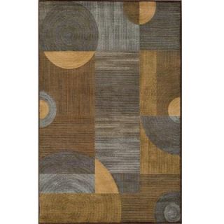 Momeni Marvelous Brown 5 ft. 3 in. x 7 ft. 6 in. Indoor Area Rug DR 01