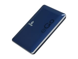iomega eGo 320GB USB 2.0 2.5" Portable Hard Drive with Protection Suite 34892 Midnight Blue