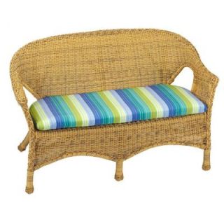 Home Decorators Collection Sunbrella Seaside Seville Outdoor Bench Cushion 1573710330