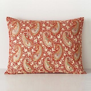 Lauren Ralph Lauren Mirabeau Paisley Embroidered Throw Pillow, 15" X 20"