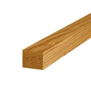 WeatherShield 2 in. x 2 in. x 8 ft. #1 Cedar Tone Pressure Treated Lumber 163064