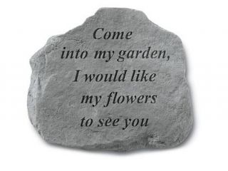 Kay Berry  Inc. 91620 Come Into My Garden   Garden Accent   11 Inches x 10 Inches