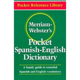Meriam  Websters Pocket Spanish English Dictionary   Books
