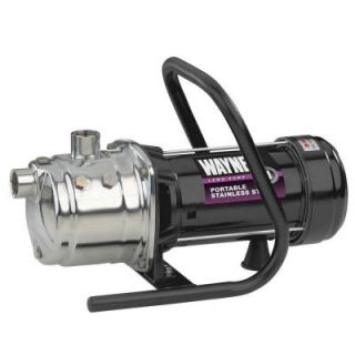 Wayne 1 HP Stainless Steel Portable Sprinkler Pump PLS100