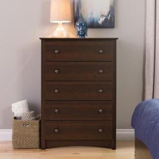 Ellsworth Espresso 5 drawer Dresser