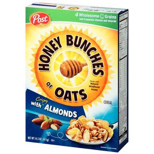 Honey Bunches of Oats With Almonds Cereal 14.5 OZ BOX   Food & Grocery