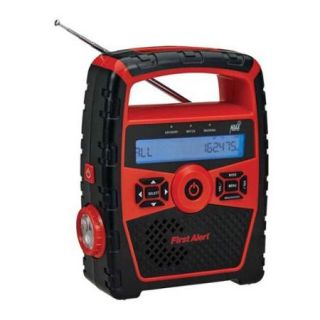 Portable AM/FM Weather Radio with Alarm Clock
