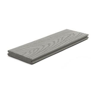 Trex Select Pebble Grey Groove Composite Deck Board (Actual 0.875 in x 5.5 in x 16 ft)
