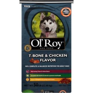 Ol' Roy T Bone & Chicken Flavor Dog Food, 50 lbs