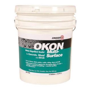 OKON 5 gal. Clear Water Repellent Sealer for Unsealed Substrate DISCONTINUED 158516