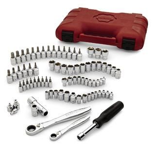 Craftsman  80pc Max Axess 1/4 & 3/8 in. Dr. Socket Wrench Set