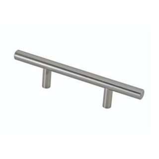 Richelieu Hardware Stainless Steel 14 mm Wide with 128 mm Center Mounting Bar Pull BP3487128170
