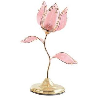 OK LIGHTING 20 in. Gold Tulip Touch Table Lamp OK 812P