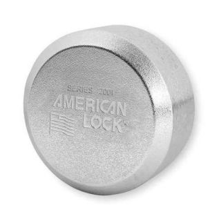AMERICAN LOCK A2001 Hidden Shackle Padlock, 1 23/32 In H, KD