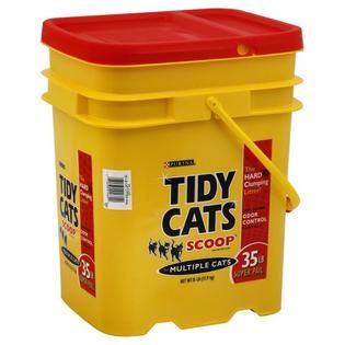 Tidy Cats 24/7 Performance Scoop Cat Litter for Multiple Cats, 35 lb