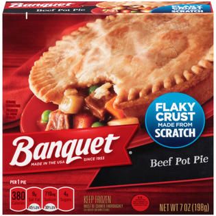 Banquet Beef Pot Pie 7 OZ BOX   Food & Grocery   Frozen Foods