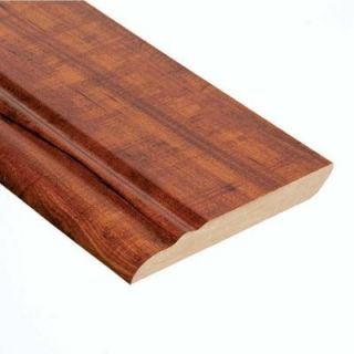 Hampton Bay High Gloss Perry Hickory 12.7 mm Thick x 3 13/16 in. Wide x 94 in. Length Laminate Wall Base Molding DISCONTINUED HL84WB