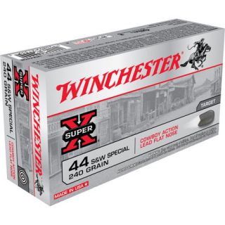 Winchester Super X USA Lead Handgun Ammo .44 SW Special 240 gr. LRN 444316