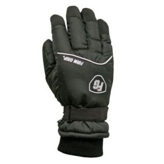 Firm Grip Extra Large Winter Polyester Black Ski Gloves 5704